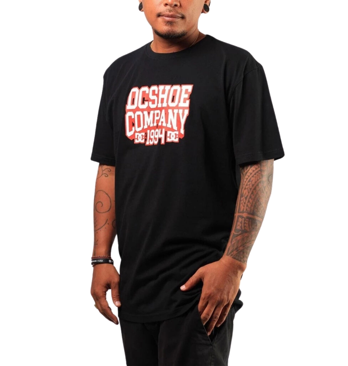 Mens DC Cali Stack Short Sleeve Tee - DC Shoes Malaysia