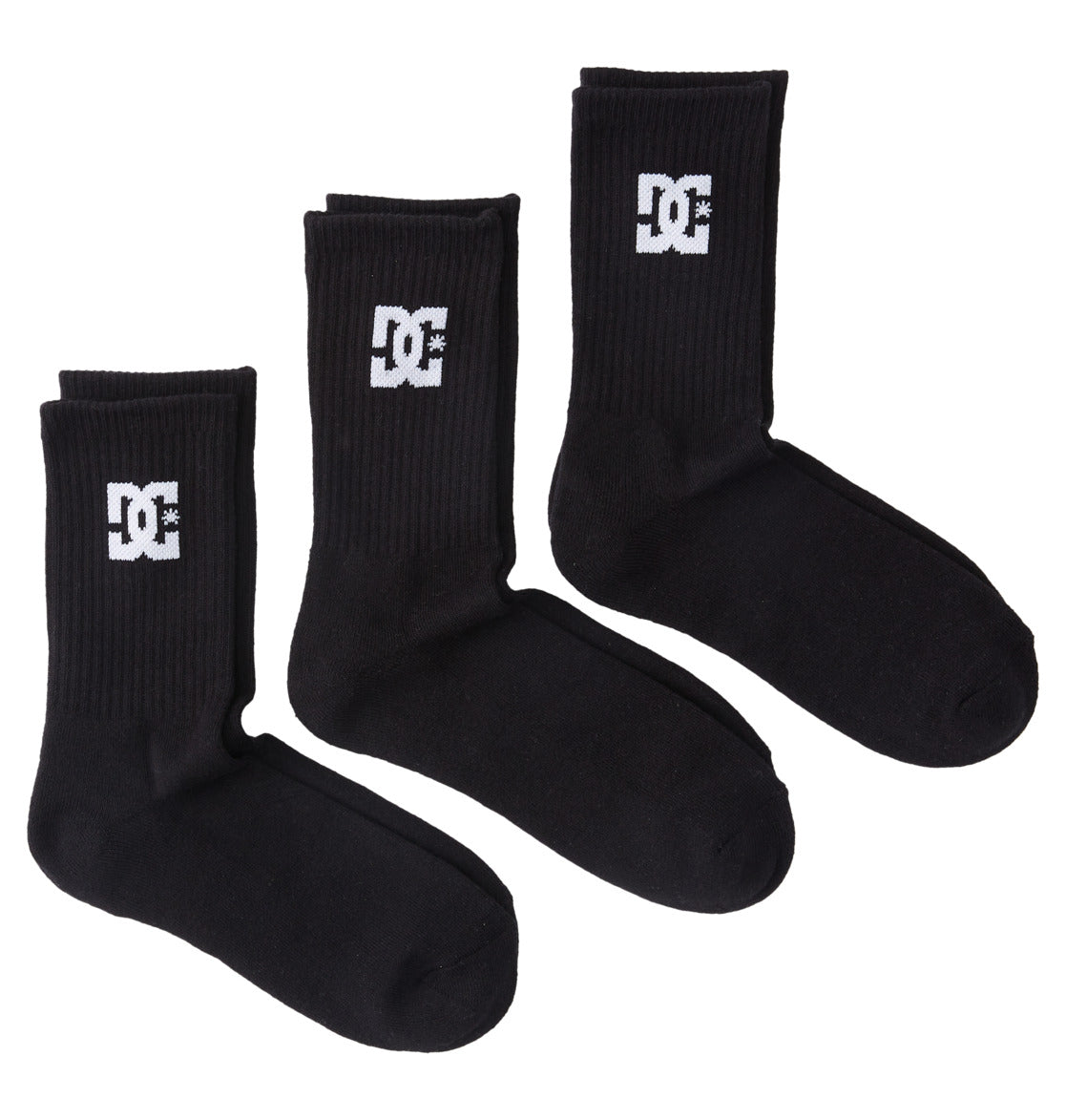 Mens DC 3 Pack Crew Socks