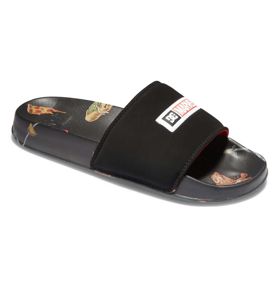 Mens Marvel Deadpool x DC Slider Sandals - DC Shoes Malaysia